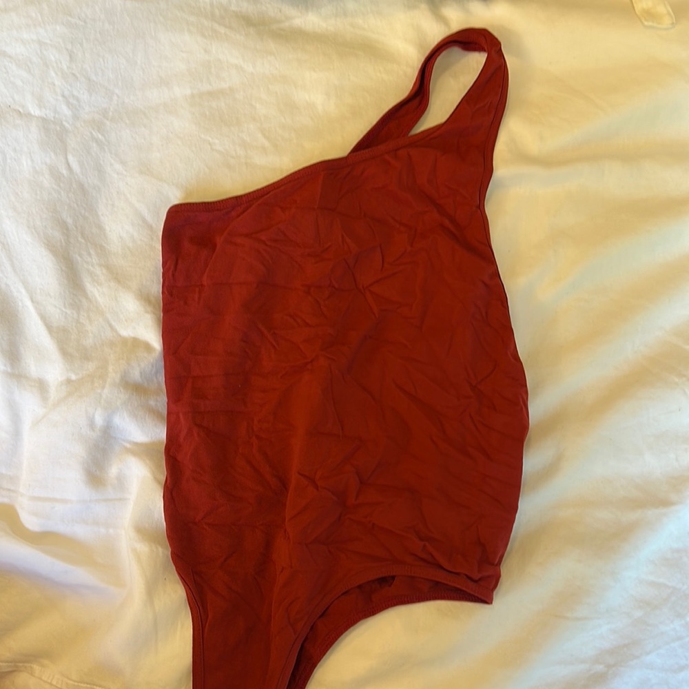 Free People one shoulder body suit
